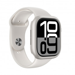 NUOSTABUS minimalaus dizaino dėklas, skirtas „Apple Watch 46mm“ laikrodžiui – sidabrinis