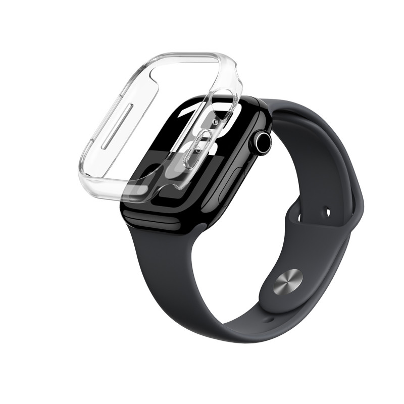NUOSTABUS minimalaus dizaino dėklas, skirtas „Apple Watch 42 mm“ – skaidrus