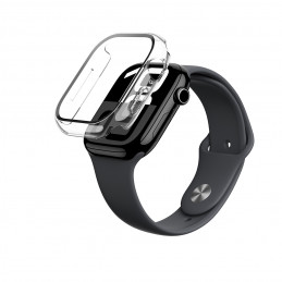 NUOSTABUS „Radix“ stiklinis dėklas, skirtas „Apple Watch 46mm“ – skaidrus