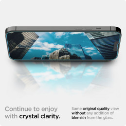 Spigen Glas.tR EZ Fit grūdintas stiklas, skirtas iPhone 13/ 13 Pro/ 14