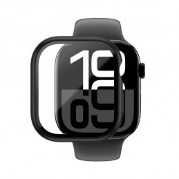 NUOSTABUS „Radix“ stiklinis dėklas, skirtas „Apple Watch 42 mm“ – juodas