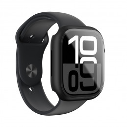 NUOSTABUS „Radix“ stiklinis dėklas, skirtas „Apple Watch 42 mm“ – juodas
