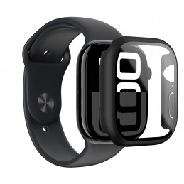 NUOSTABUS „Radix“ stiklinis dėklas, skirtas „Apple Watch 42 mm“ – juodas
