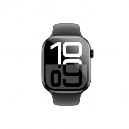 NUOSTABUS „Radix“ plėvelės ekrano apsauga su juodu rėmeliu, skirta „Apple Watch 46mm“