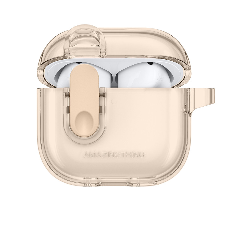NUOSTABUS minimalaus dydžio dėklas „AirPods 4“ – „Desert“