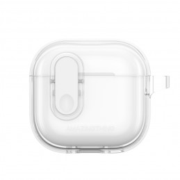NUOSTABUS minimalaus dydžio dėklas „AirPods 4“ – skaidrus