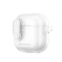 NUOSTABUS minimalaus dydžio dėklas „AirPods 4“ – skaidrus