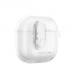 NUOSTABUS minimalaus dydžio dėklas „AirPods 4“ – skaidrus