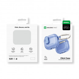 NUOSTABUS minimalaus dizaino „AirPods 4“ dėklas – ultramarino spalvos