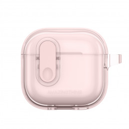 NUOSTABUS minimalaus dydžio dėklas „AirPods 4“ – rožinis