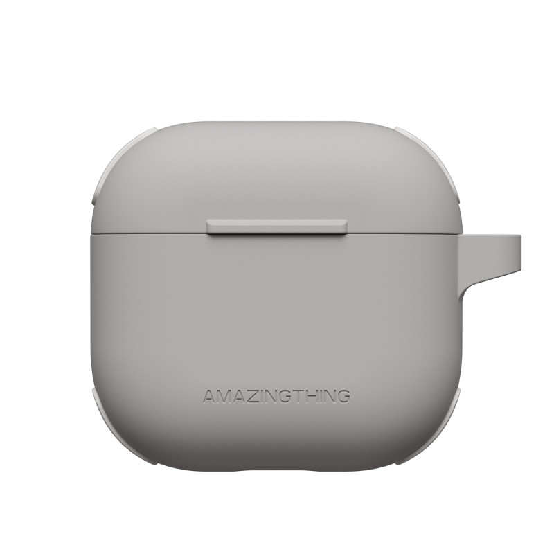 „AMAZINGTHING Omni“ dėklas, skirtas „AirPods 4“ – pilkas