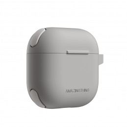 „AMAZINGTHING Omni“ dėklas, skirtas „AirPods 4“ – pilkas