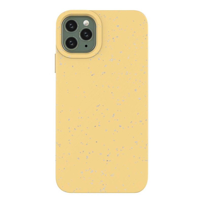 Eco Case dėklas skirtas iPhone 11 Pro, silikoninis dangtelis, geltonas telefono dėklas