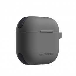 NUOSTABUS „Omni“ dėklas, skirtas „AirPods 4“ – juodas
