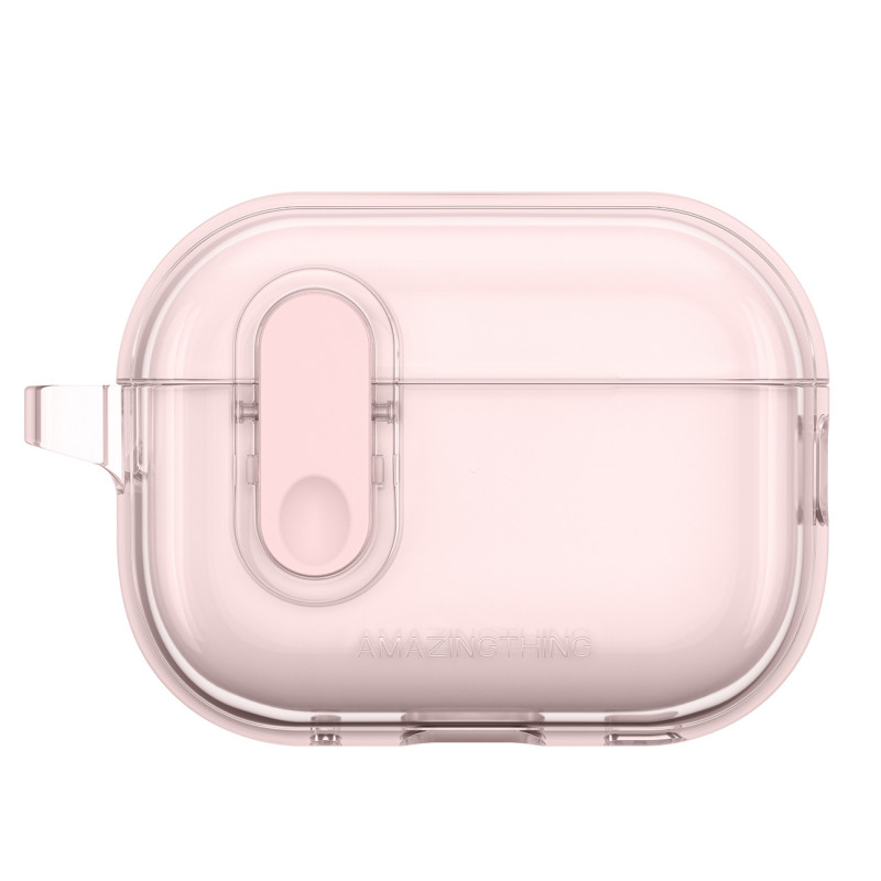 NUOSTABUS minimalaus dydžio dėklas „AirPods Pro 2“ – rožinis
