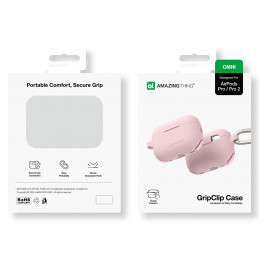 NUOSTABUS „Omni“ dėklas, skirtas „AirPods Pro 2“ – rožinis