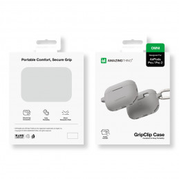 „AMAZINGTHING Omni“ dėklas, skirtas „AirPods Pro 2“ – pilkas