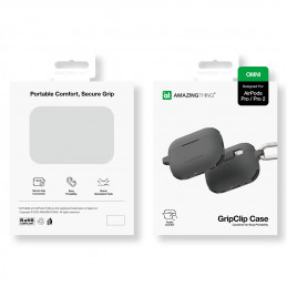 „AMAZINGTHING Omni“ dėklas, skirtas „AirPods Pro 2“ – juodas