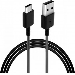 Samsung EP-DR140ABE USB-A - USB-C kabelis 0,8 m (didelis - pakaitinė pakuotė) - juodas