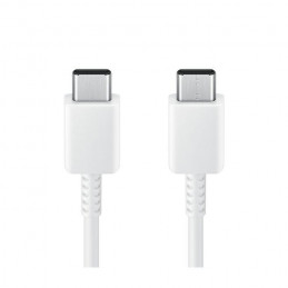 Samsung EP-DX310JWE USB-C – USB-C 3A kabelis 1,8 m (didelis – pakaitinė pakuotė) – baltas