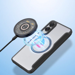 „Dux Ducis Skin X Pro“ dėklas su „MagSafe“ sąsaja, skirtas „Samsung Galaxy S25 Edge“ – juodas