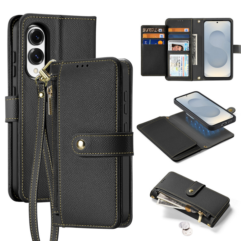 „Dux Ducis Lava“ dėklas su „MagSafe“ apsauga, skirtas „Samsung Galaxy S25 Edge“ – juodas
