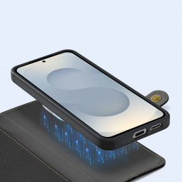 „Dux Ducis Lava“ dėklas su „MagSafe“ apsauga, skirtas „Samsung Galaxy S25 Edge“ – juodas
