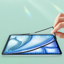 „Dux Ducis Naad Paperlike matinis ekrano apsauginis dėklas, skirtas „iPad Air 13“ (2024/ 2025) – su juodu rėmeliu