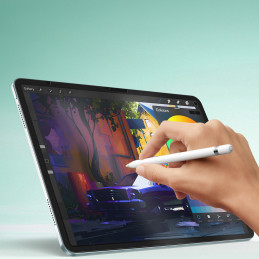 „Dux Ducis Naad Paperlike matinis ekrano apsauginis dėklas, skirtas „iPad Air 13“ (2024/ 2025) – su juodu rėmeliu