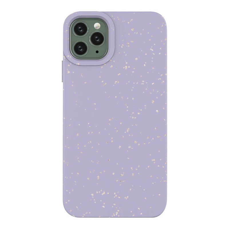 Eco Case dėklas iPhone 11 Pro Max silikoniniu dangteliu telefono dėklu violetinis