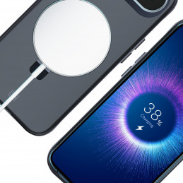 3mk dūminis dėklas su magnetu ir stovu, skirtas „iPhone Air“ – juodas