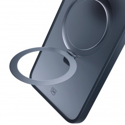 3mk dūminis dėklas su magnetu ir stovu, skirtas „iPhone Air“ – juodas