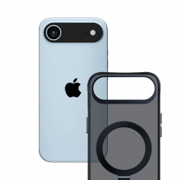 3mk dūminis dėklas su magnetu ir stovu, skirtas „iPhone Air“ – juodas