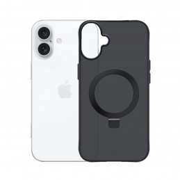 3mk dūminis dėklas su magnetu ir stovu, skirtas iPhone 17 - juodas