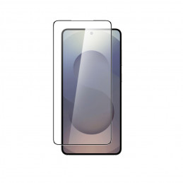 NUOSTABUS „Radix Full Glass“ grūdintas stiklas su juodu rėmeliu, skirtas „Samsung S25 Edge“.