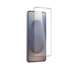 NUOSTABUS „Radix Full Glass“ grūdintas stiklas su juodu rėmeliu, skirtas „Samsung S25 Edge“.