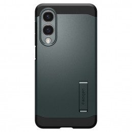 „Spigen Tough Armor MagSafe“ dėklas, skirtas „Samsung Galaxy S25 Edge“ – žalias ir juodas