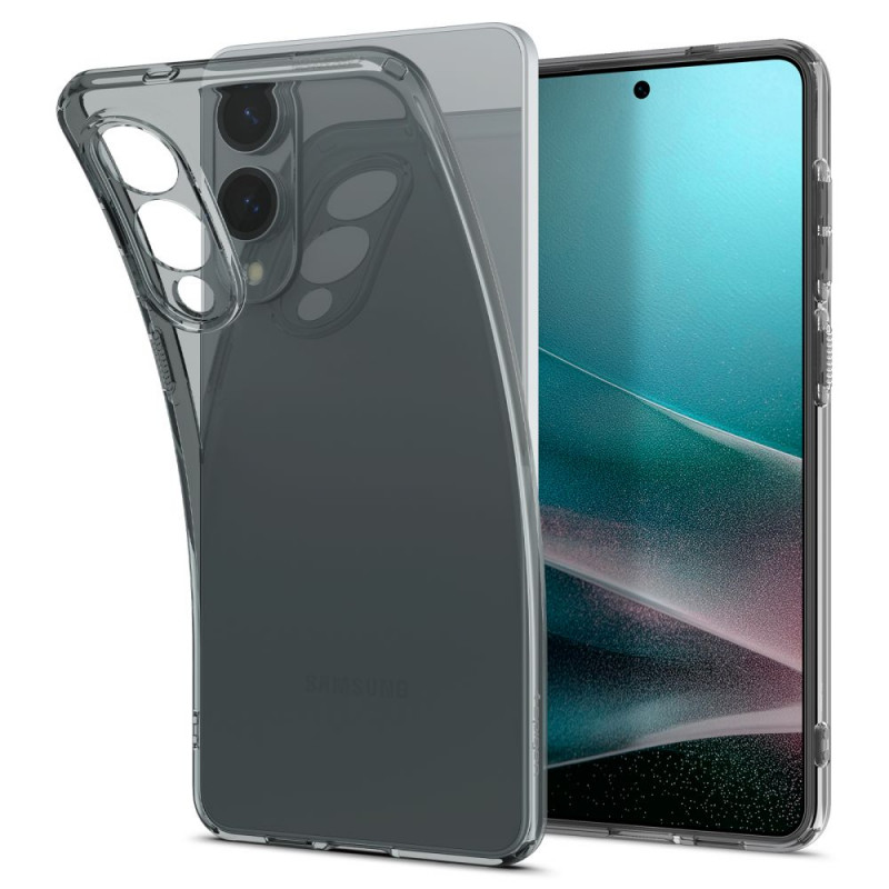 „Spigen“ skystųjų kristalų dėklas, skirtas „Samsung Galaxy S25 Edge“ – pusiau permatomas
