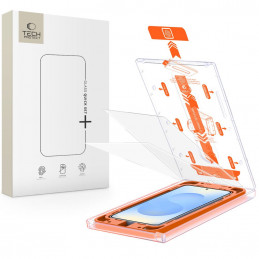 „Tech-Protect Quick Set+“ grūdintas stiklas, skirtas „Samsung Galaxy S25“ – skaidrus