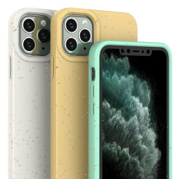 Eco Case dėklas iPhone 11 Pro Max silikoniniu dangteliu telefono dėklui rožinis