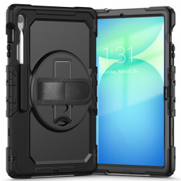 „Tech-Protect“ tvirtas dėklas, skirtas „Samsung Galaxy Tab S10 FE+“ – juodas