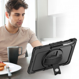 „Tech-Protect“ tvirtas dėklas, skirtas „Samsung Galaxy Tab S10 FE+“ – juodas