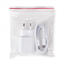 „Samsung EP-TA50EWE 8W USB-A“ sieninis įkroviklis su „MicroUSB“ laidu ECB-DU4AWE (didmeninė kaina – pakaitinė pakuotė) –...