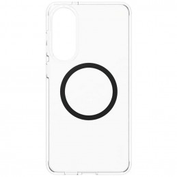 „CARE by PanzerGlass Flagship Urban Combat“ juodas QI dėklas, skirtas „Samsung Galaxy S25 Edge“ – skaidrus