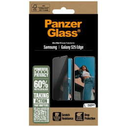 „PanzerGlass“ itin plataus profilio privatumo stiklas, skirtas „Samsung Galaxy S25 Edge“ – skaidrus