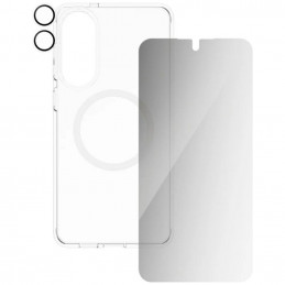„CARE by PanzerGlass“ flagmaninis 3in1 dėklas + privatumo stiklas + objektyvas, skirtas „Samsung Galaxy S25 Edge“ – skai...