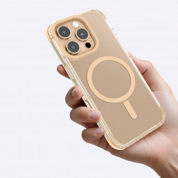 NUOSTABUS „Omni Mag“ dėklas, skirtas „iPhone 16 Pro Max“ – rožinio aukso spalvos