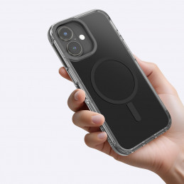 NUOSTABUS „Omni Mag“ dėklas, skirtas „iPhone 16“ – juodas