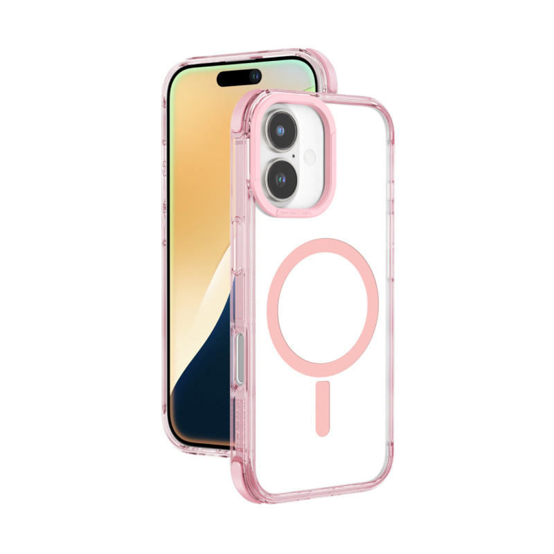 NUOSTABUS „Omni Mag“ dėklas, skirtas „iPhone 16“ – tamsiai rožinis