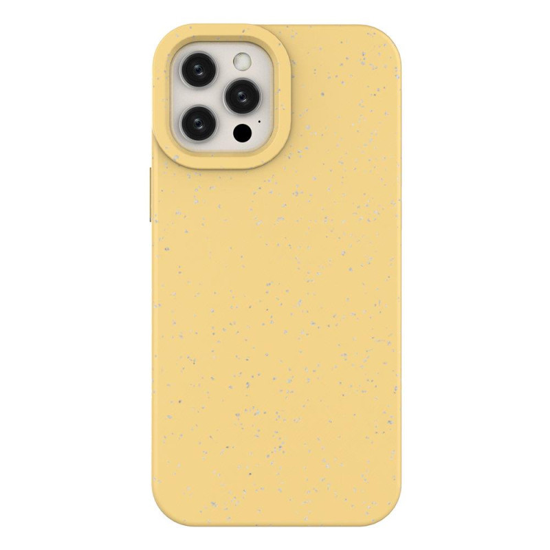 Eco Case dėklas iPhone 12, silikoninis dangtelis, geltonas telefono dėklas
